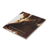 Beau carreau de céramique commémoratif de berger (Côté)