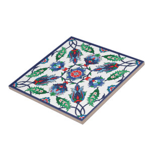 💙 Beau carreaux turcs symétriques Iznik