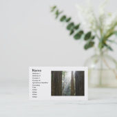 Beau carte de visite (Debout devant)