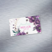 beau carte de visite aux fleurs violettes (In Situ)