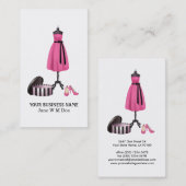 Beau carte de visite de mode (Devant / Derrière)