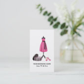 Beau carte de visite de mode (Debout devant)