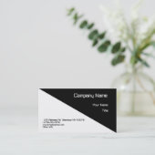 Beau carte de visite diagonal (Debout devant)
