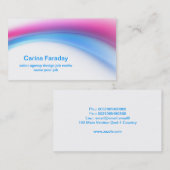 beau carte de visite élégant moderne (Devant / Derrière)