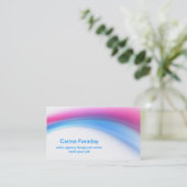 beau carte de visite élégant moderne (Debout devant)