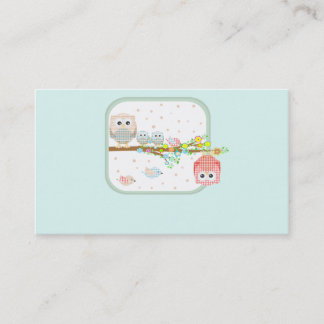 beau carte de visite mignon de jardin d'enfants de