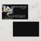 Beau carte de visite papillon (Devant / Derrière)