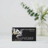 Beau carte de visite papillon (Debout devant)