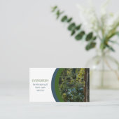 Beau Carte de visite photo paysage (Debout devant)