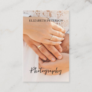 Beau carte de visite pour photographe