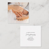 Beau carte de visite pour photographe (Devant / Derrière)