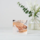 Beau carte de visite pour photographe (Debout devant)