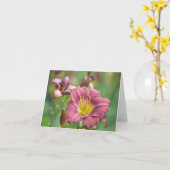 Beau carte pour notes de fleur (Fleur jaune)