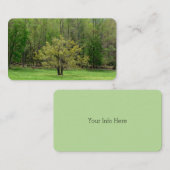 Beau Cartes de visite d'arbre (Devant / Derrière)