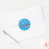 Beau Cartoon Shark Blue Reward Stickers (Enveloppe)