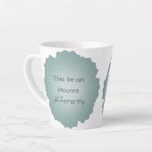 Beau Cerveau Fleurit Différemment Lady Coffee Mug (Angle gauche)