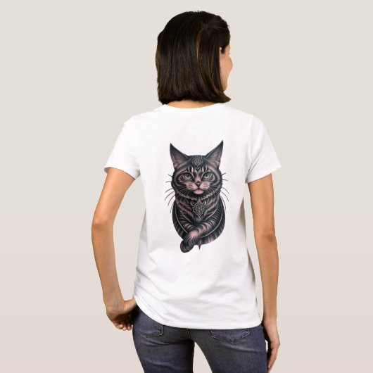 Beau Chat Tshirt (Dos entier)