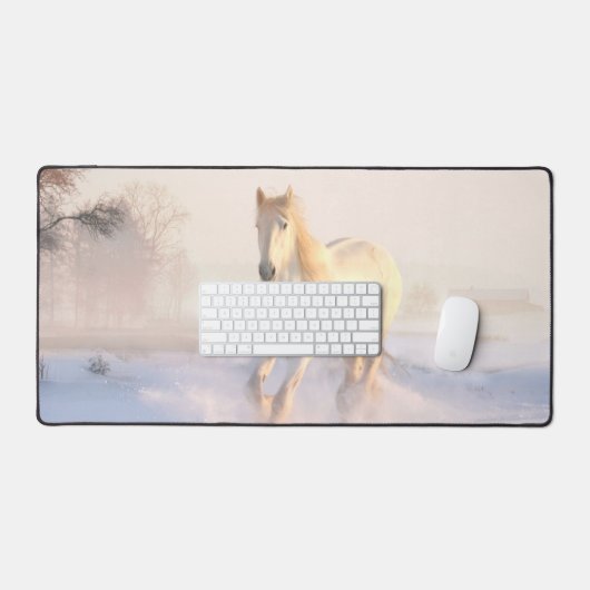 Beau Cheval Blanc (Clavier et souris)