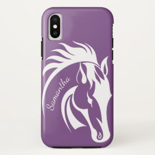 Beau Cheval Blanc Design iPhone X Coque