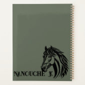 beau cheval et plan de lune (Dos)