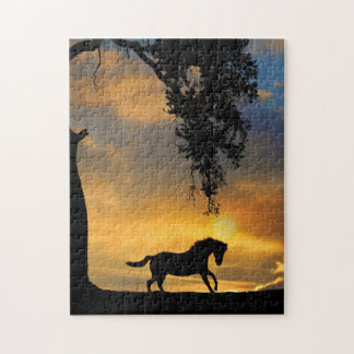 Beau Cheval et Puzzle Soleil
