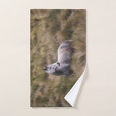 Beau Cheval gris coloré (Serviette à main)
