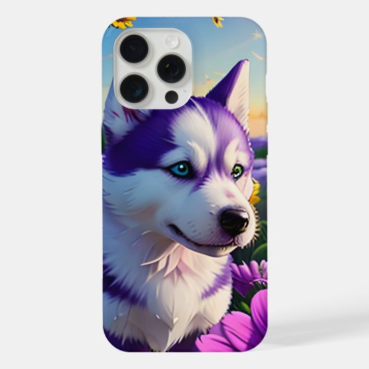 Beau chiot husky deux (Verso)