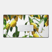 Beau citron tropical design - Mat de bureau (Clavier et souris)
