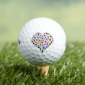**BEAU COEUR ÉCLAIRANT** BALLES DE GOLF (T-shirt Insitu)