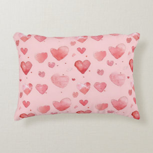 Beau coeur motif Accent Coussin