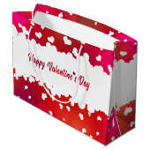 Beau Coeurs Heureuses Saintes-Valentin Grand Sac C (Dos Angle)