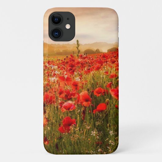 Beau coque de champs de pavot rouge (Dos)