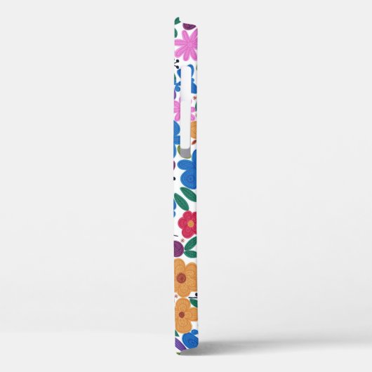 Beau Coque Floral Mexicain-Mate coque iphone (Verso / Gauche)