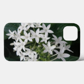 Beau coque ipad de fleurs tropicales blanches (Verso (horizontal))