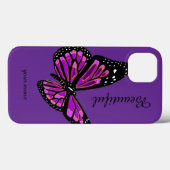 Beau coque iphone de papillons (Verso (horizontal))