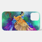 Beau coque iphone de perroquet couleur (Verso (horizontal))