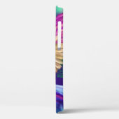 Beau coque iphone de perroquet couleur (Verso / Gauche)