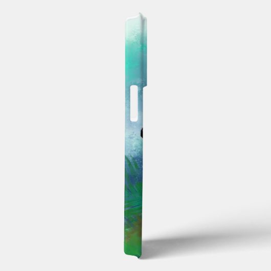 Beau coque iphone de perroquet couleur (Verso / Droite)