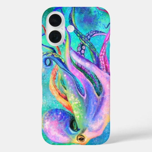 Beau coque iphone Octopus (Verso)