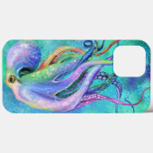 Beau coque iphone octopus couleur (Verso (horizontal))