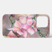 Beau coque iphone rose orchidée (Verso (horizontal))