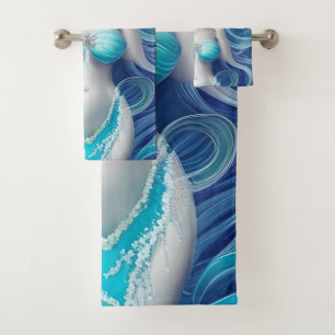 Beau Coquillage bleu Mermaid Graphique