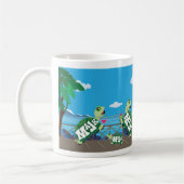 Beau coucher de soleil avec MaJk Turtle Coffee Mug (Gauche)