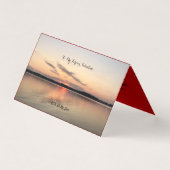 Beau coucher de soleil de la Valentine's Card sur  (Front)