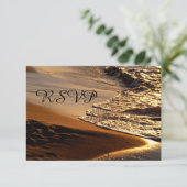 Beau coucher de soleil Sandy Beach Mariage RSVP (Debout devant)