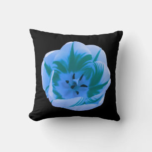 Beau Coussin bleu Tulip