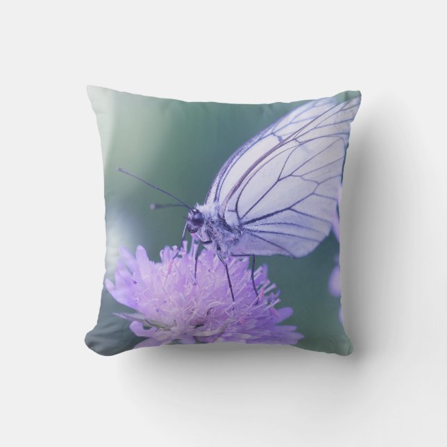 Beau Coussin décoratif papillon (Recto)