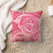 Beau coussin design rose abstrait (Couverture)