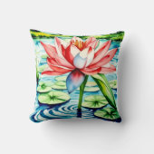 Beau coussin Lily Flower (Recto)