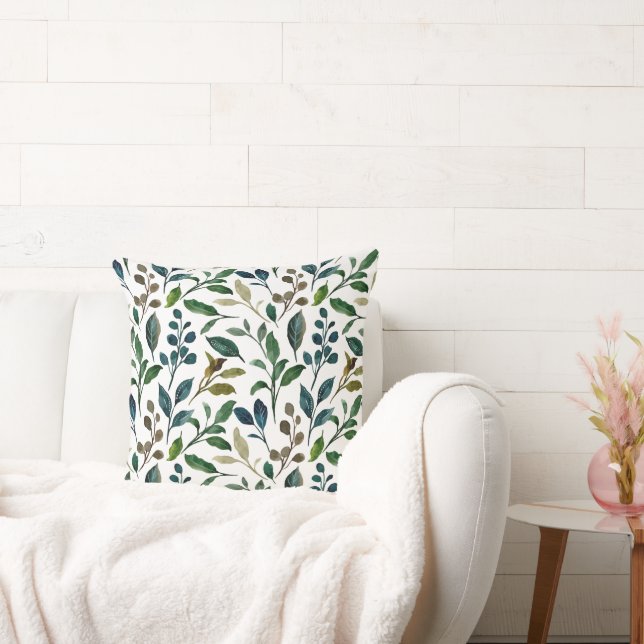 Beau coussin motif Feuille (Canapé)